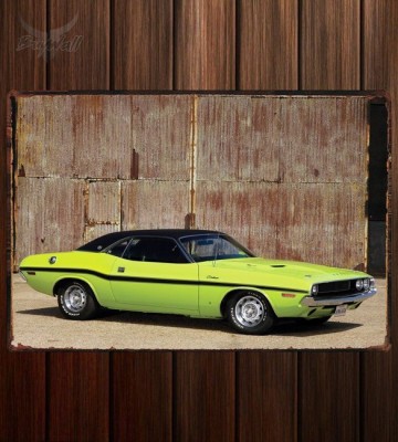 Металлическая табличка Dodge Challenger R T SE